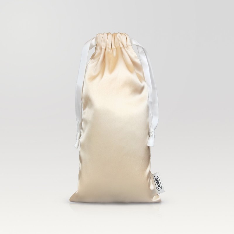 Dr.情趣 缎面质感收纳袋 按摩棒跳蛋专用收纳包 - 收纳用品 - 其他人造纤维 白色