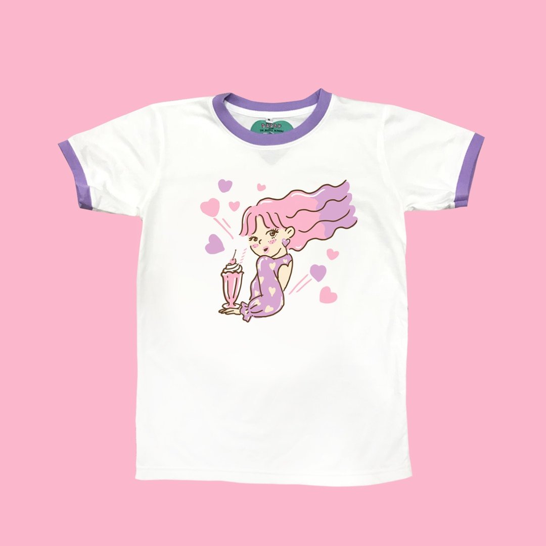 Wendy teen T-shirt - 女装 T 恤 - 其他材质 紫色