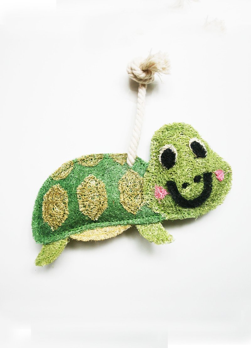 洗刷刷-欢乐沐浴菜瓜布-乌龟 - 卫浴用品 - 植物．花 绿色