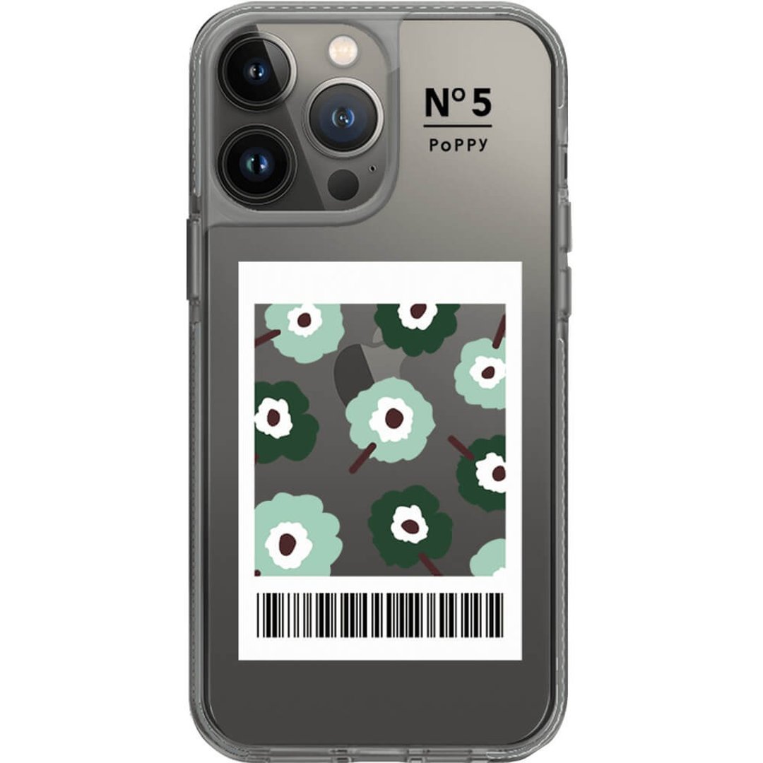 拍立得 苹果绿罂粟花 定制化 载具 防摔手机壳 iphone 14 13 12 - 手机壳/手机套 - 环保材料 透明