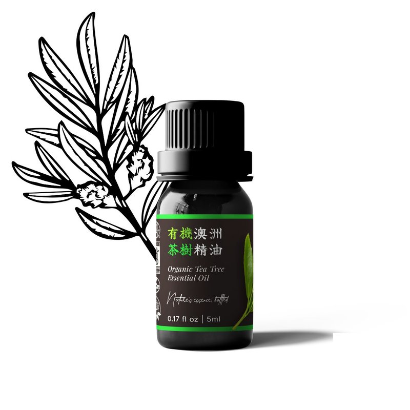 【卡佛香】有机澳洲茶树精油 - 香薰/精油/线香 - 玻璃 黑色