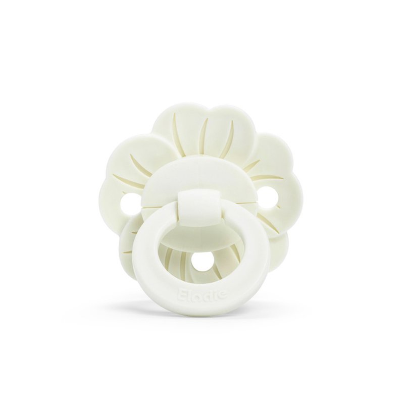 Binky Bloom 花瓣造型安抚奶嘴 Vanilla White 白雪公主 - 其他 - 硅胶 白色