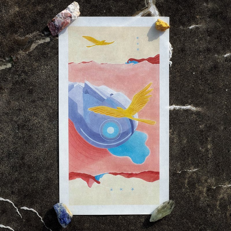 XVII. 见 See。黑泉神谕卡 艺术复制画 - 海报/装饰画/版画 - 纸 多色