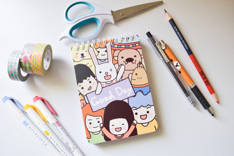 Good Day 双环线圈笔记本/A6尺寸点阵本/适合子弹笔记/2022年手帐 - 笔记本/手帐 - 纸 多色