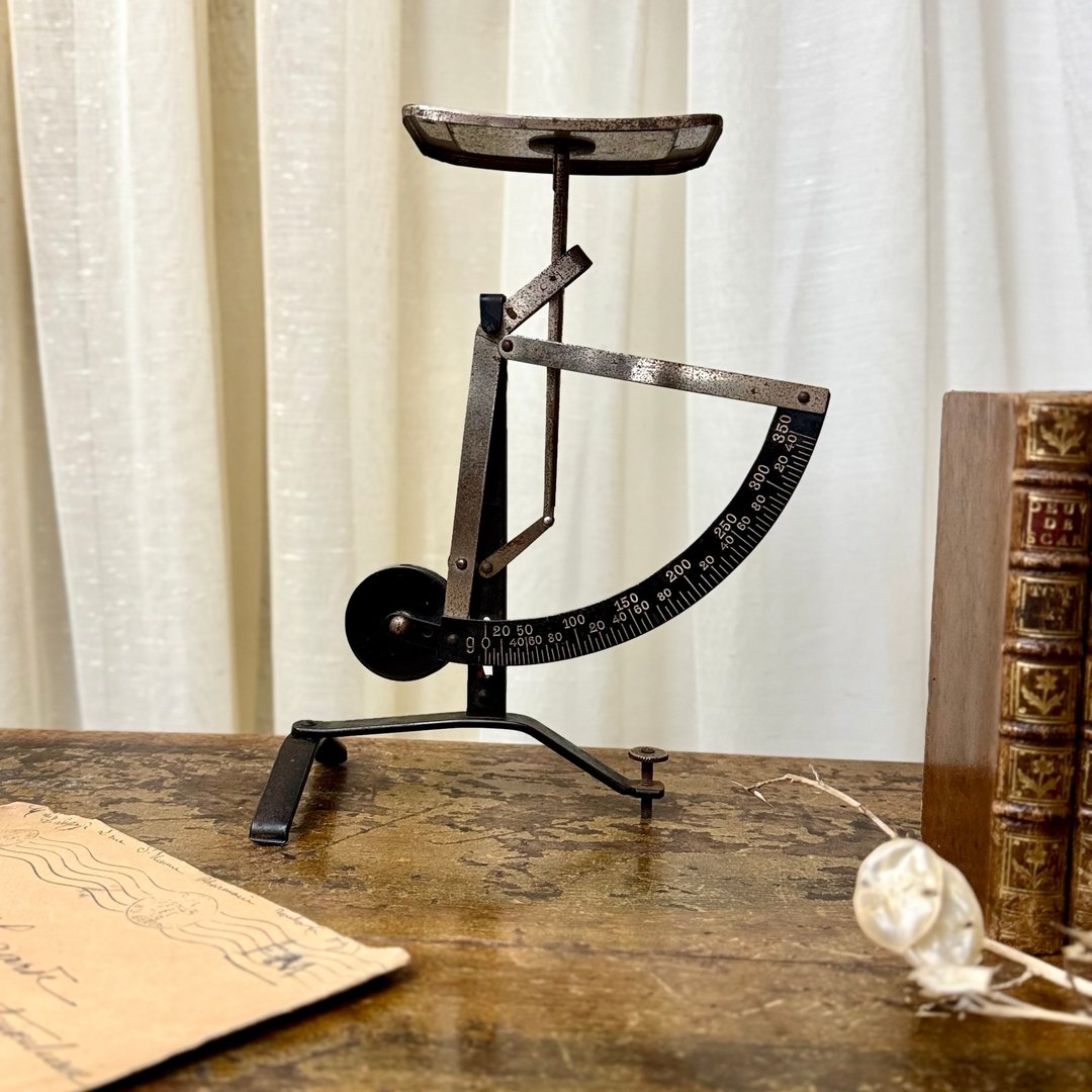 50690-绝稀法国古董邮政秤French Antique Postal Lever Scale - 摆饰 - 其他金属 