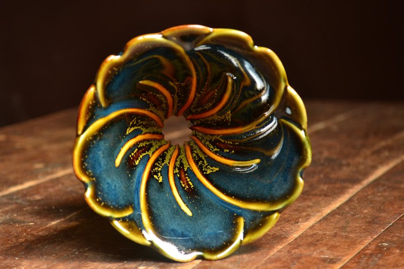 星空雾社樱滤杯01款  手冲滤杯 咖啡滤杯 咖啡滤器 圣诞节 - 咖啡壶/周边 - 瓷 蓝色