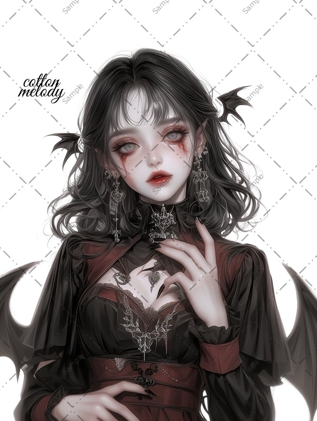 原创贴纸 no.1401 人物贴纸 原创贴纸 人物贴纸 女孩贴纸 原创人物贴纸 - 贴纸 - 纸 