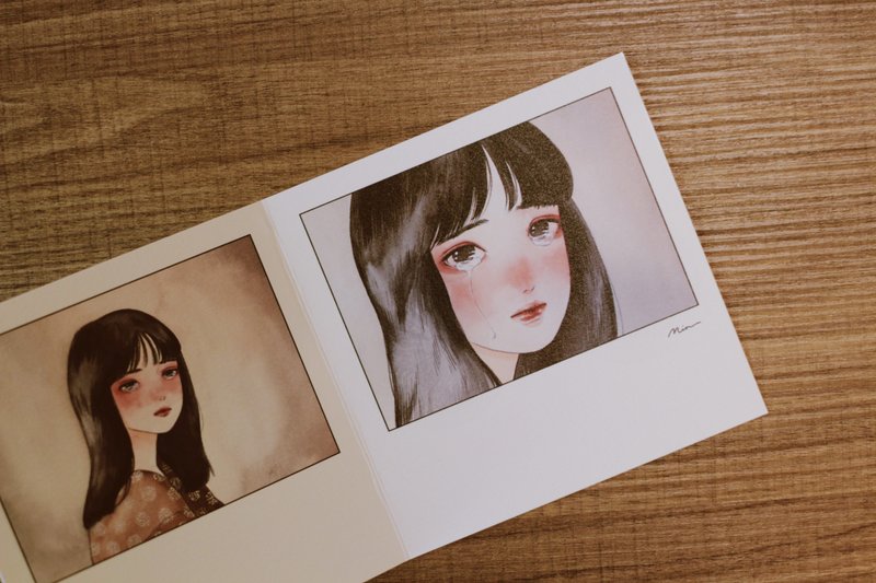 对自己过敏 正値她的过敏季 插画卡片 - 卡片/明信片 - 纸 