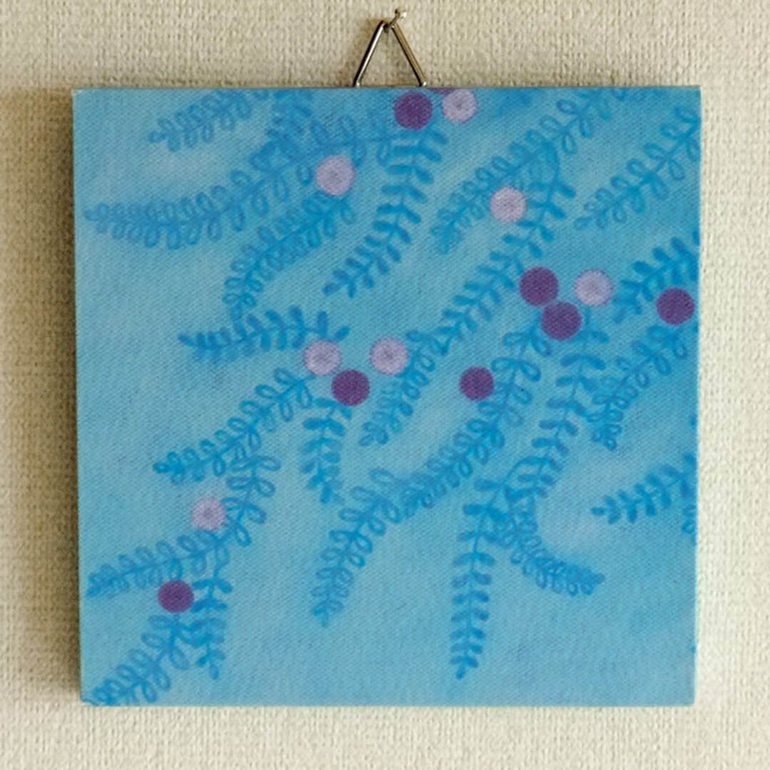 Mini panel No.10 / Fragment of memory - 海报/装饰画/版画 - 纸 蓝色
