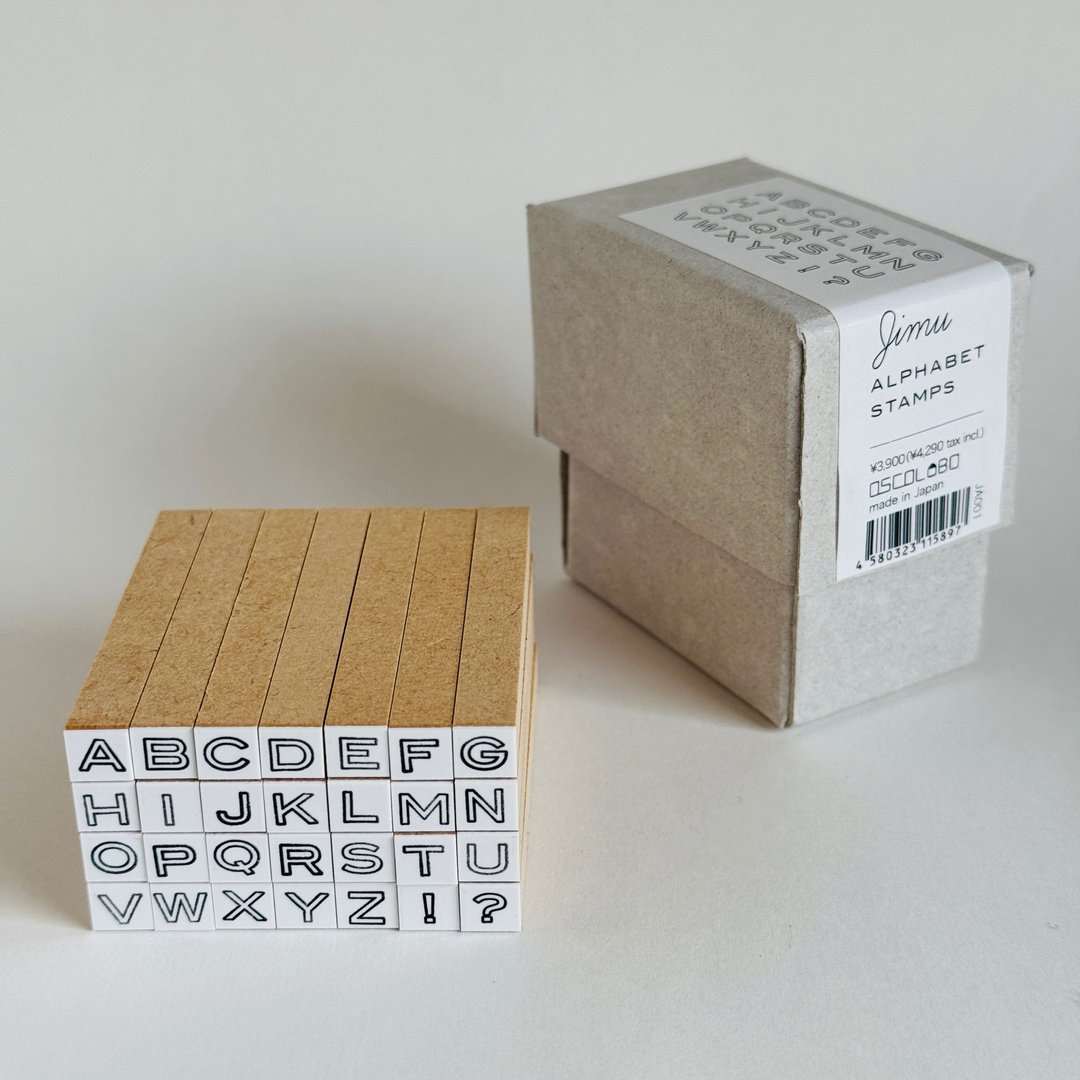Jimu ALPHABET STAMPS【字母印章】 - 印章/印台 - 橡胶 