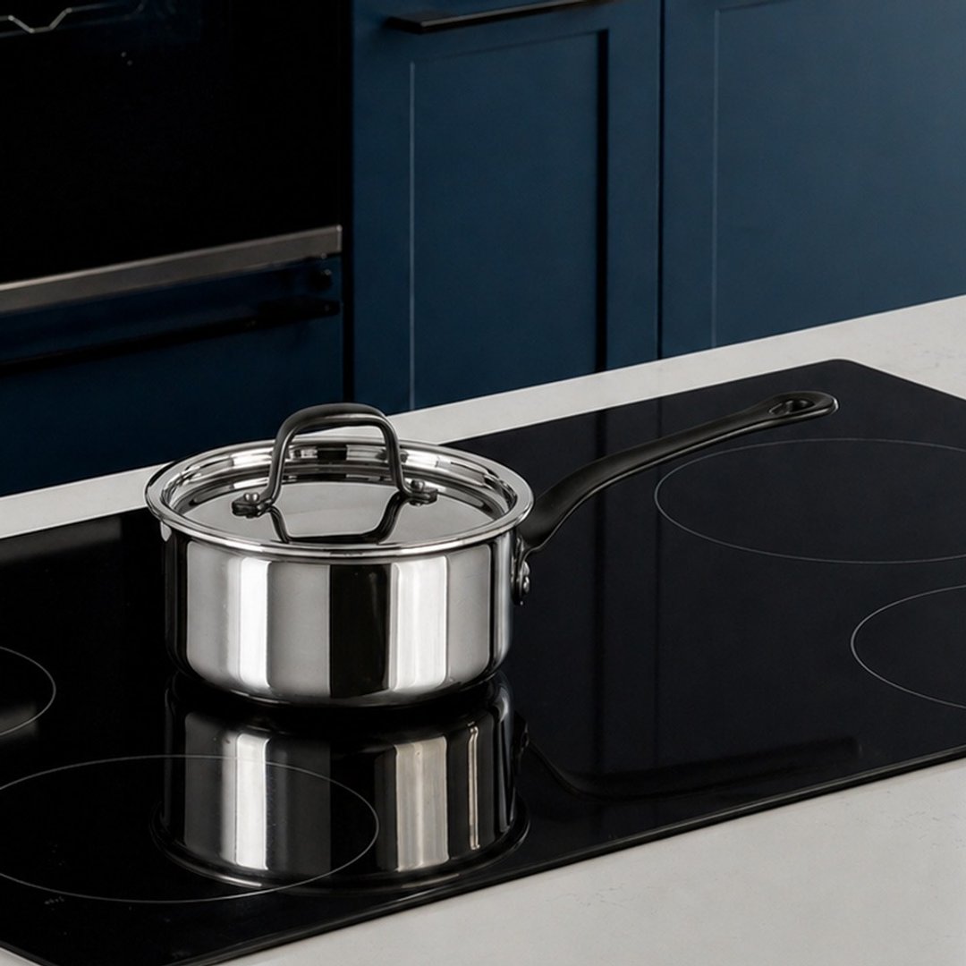 【Sambonet】意大利制 Home Chef 五层不锈钢牛奶锅附盖 -16cm - 锅具/烤盘 - 不锈钢 