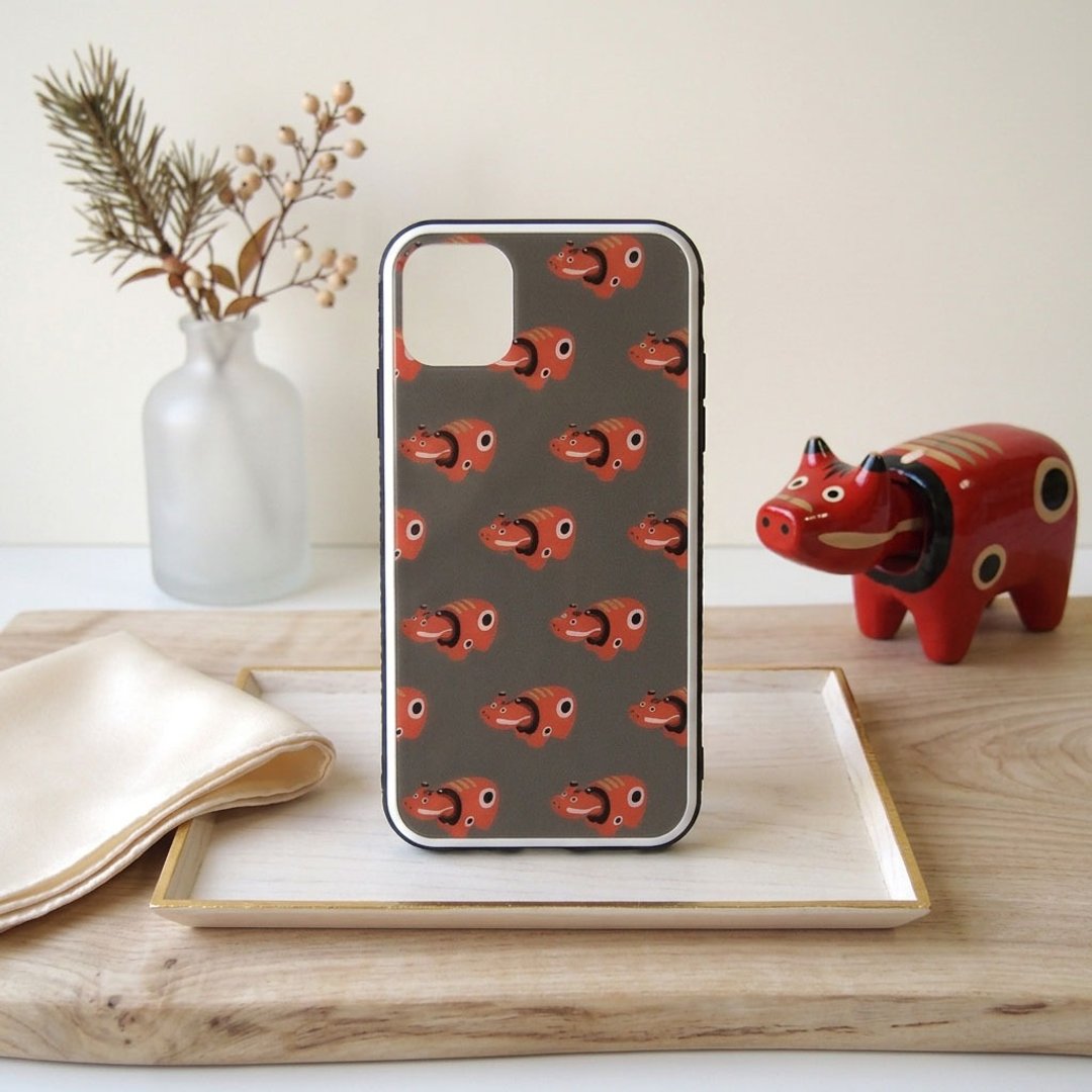 【钢化玻璃 iPhone 手机壳】赤牛（赤べこ） - 手机壳/手机套 - 塑料 多色