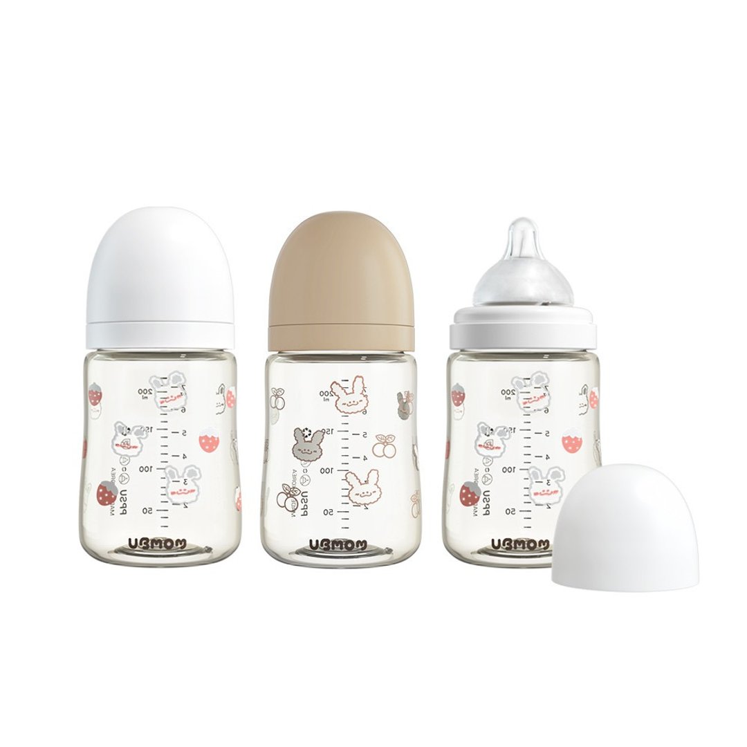 UBMOM 渣防漏防逆流奶瓶-兔年限定200ML - 奶瓶/奶嘴 - 其他材质 