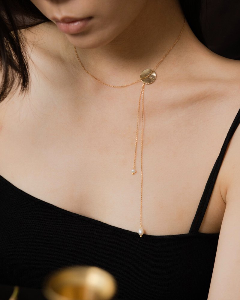 埃及 Egypt - 太阳神拉 项链 RA Necklace - 项链 - 珍珠 金色