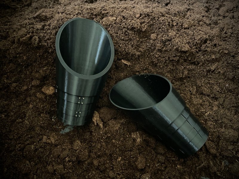 RP土铲 - 花瓶/陶器 - 塑料 黑色