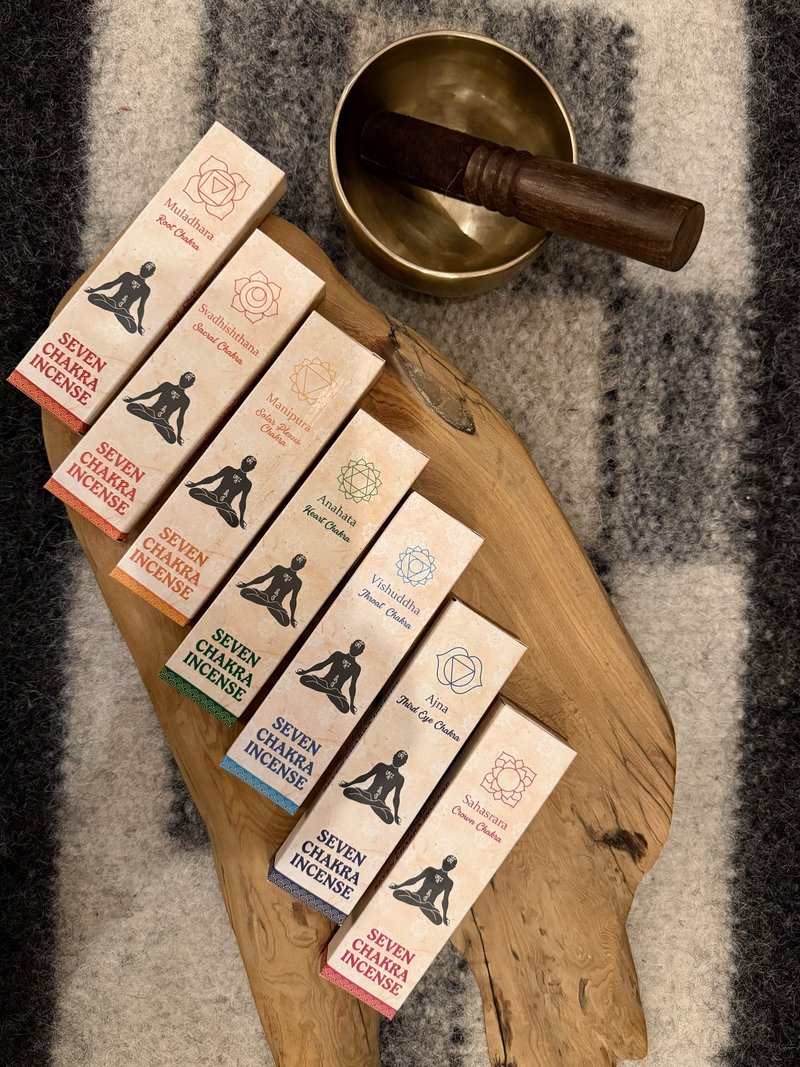 七脉轮能量藏香 - 香薰/精油/线香 - 植物．花 
