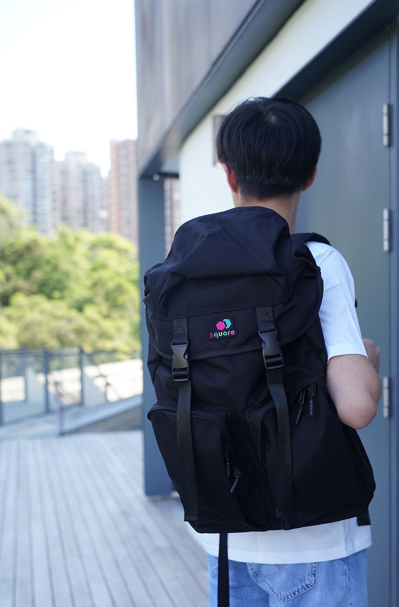 ZIZOU 35L 运动旅行背包 黑色 - 后背包/双肩包 - 尼龙 黑色