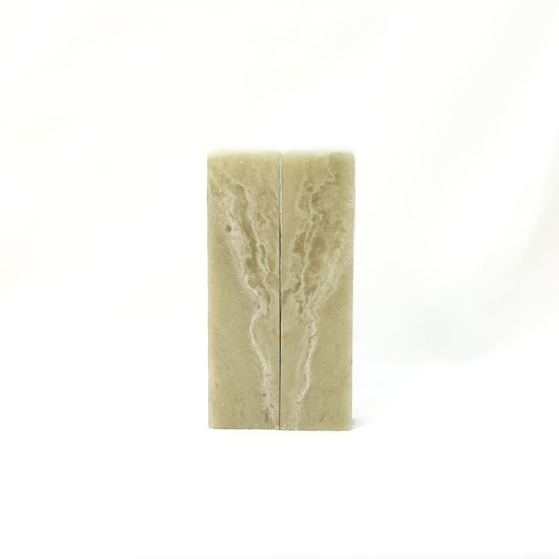 爱你一万年 / 宝泥斋定制结婚/情人对章 - 紫檀青田石 - 印章/印台 - 石头 绿色