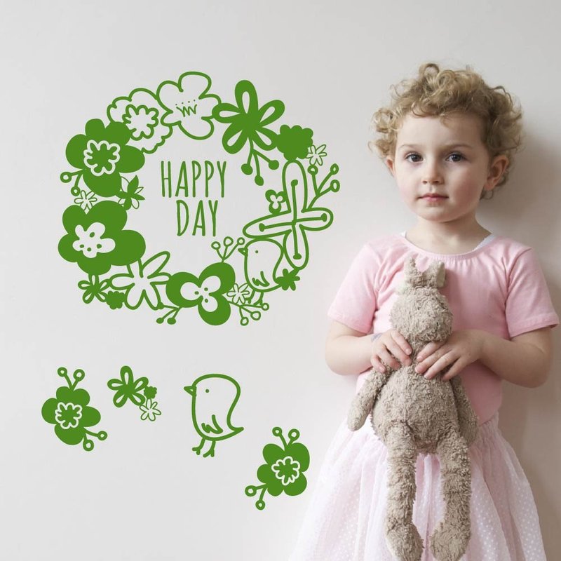 《Smart Design》创意无痕壁贴◆优雅花园 8色可选 - 墙贴/壁贴 - 纸 