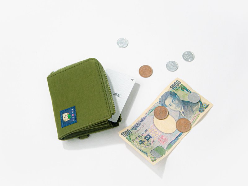 BANGS  - L型尼龙短夹 - 六色 - 皮夹/钱包 - 尼龙 多色