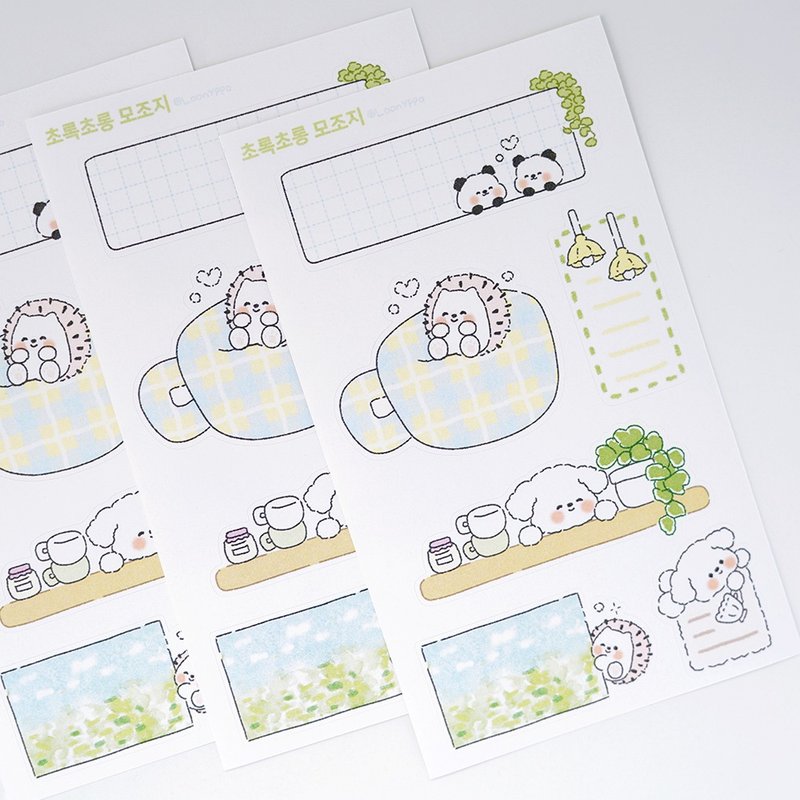 绿意盎然 备忘贴纸 - 贴纸 - 纸 
