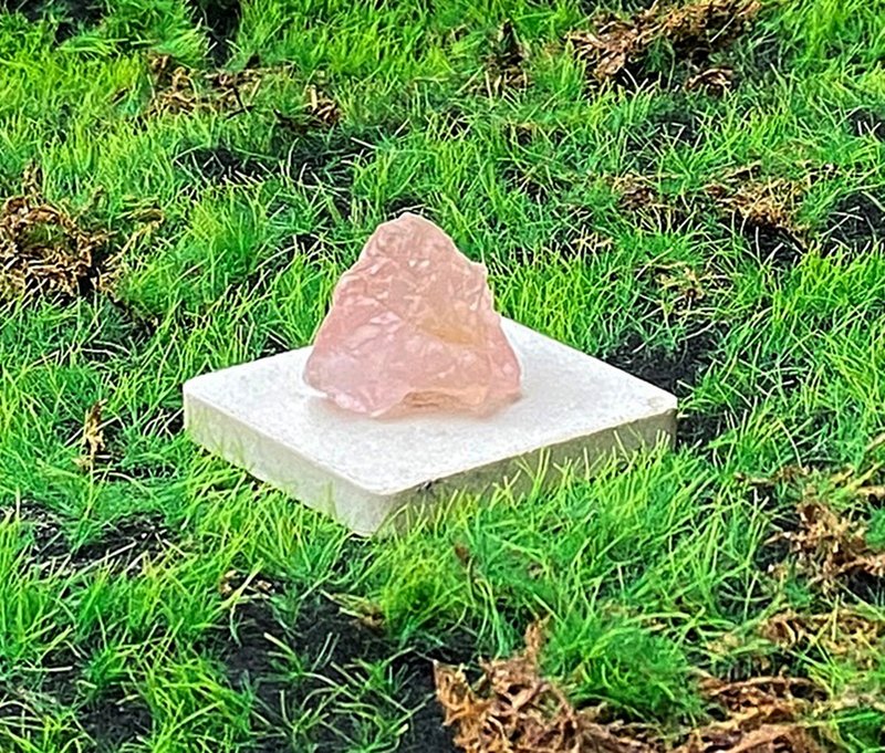 能量摆饰-天然能量可爱粉晶原石 旺人缘 旺姻缘 疗愈 快速出货 - 摆饰 - 水晶 粉红色