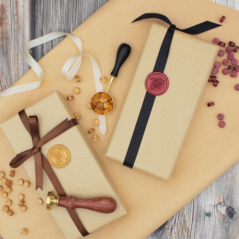 加购限定-定制化火漆章礼物封蜡包装服务 - 纸盒/包装盒 - 纸 咖啡色