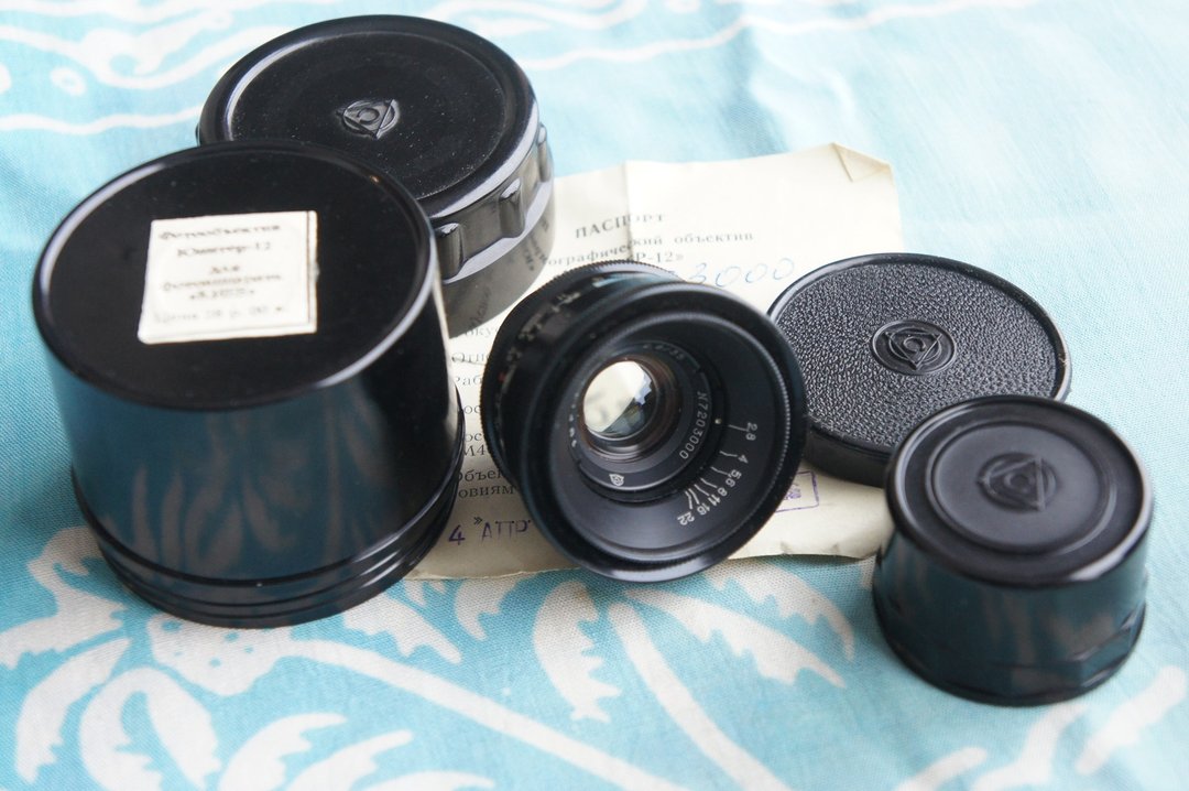 JUPITER-12 35mm F/2.8 镜头，适用于 M39 FED ZORKI 徕卡螺牙接环 (LTM) 相机 - 相机 - 其他材质 