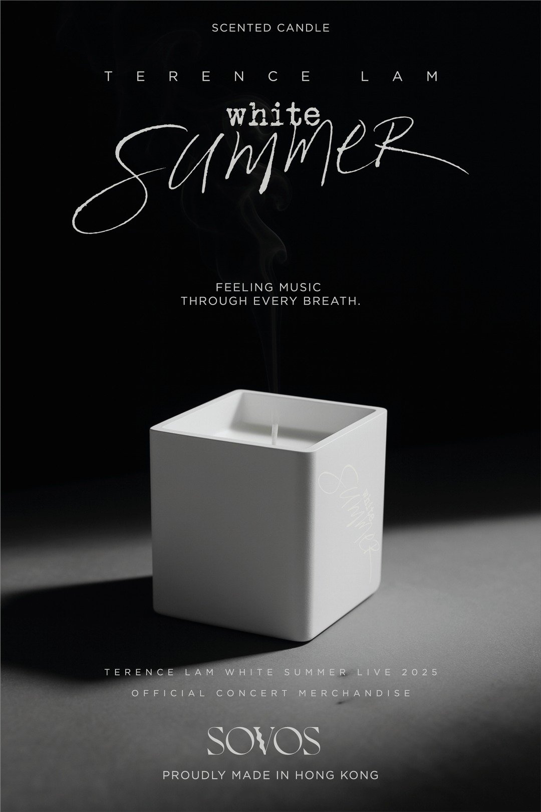 SOVOS × 林家谦 WHITE SUMMER 演唱会限定蜡烛系列 - White 白色 - 蜡烛/烛台 - 蜡 