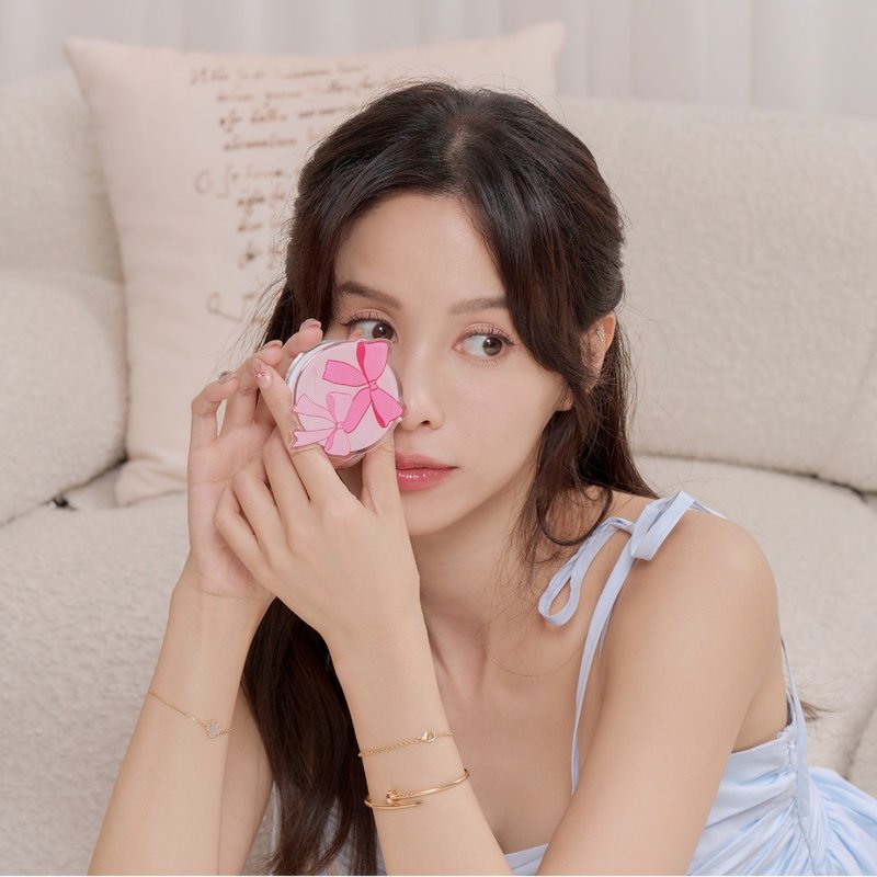 Nikki联名Pink Mood MagSafe气囊支架 - 手机座/防尘塞 - 压克力 透明