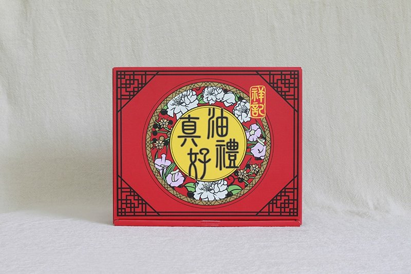 【团购礼盒/包邮】│再88折【祥记】油礼真好礼盒(3入组) - 其他 - 新鲜食材 红色