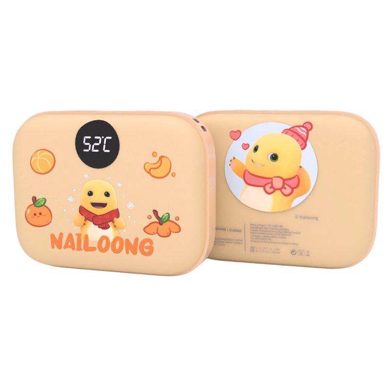 Cattale x Coolean -Nailoong奶龙2合1暖手蛋+10000mAh外置充电器 - 充电宝/传输线 - 其他材质 橘色