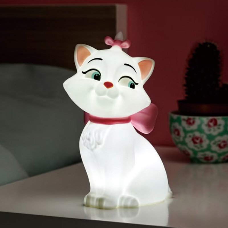 Disney 迪士尼 富贵Marie玛丽猫3D立体造型夜灯 - 灯具/灯饰 - 塑料 