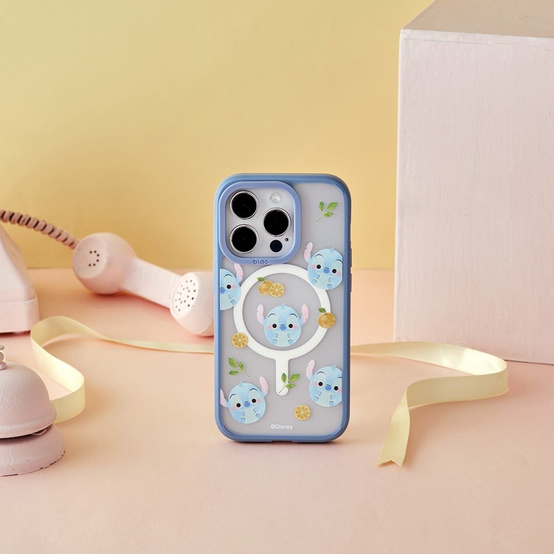 Disney Ufufy-史迪奇的橙心橙意极光雾透MagSafe iPhone手机壳 - 手机壳/手机套 - 塑料 多色