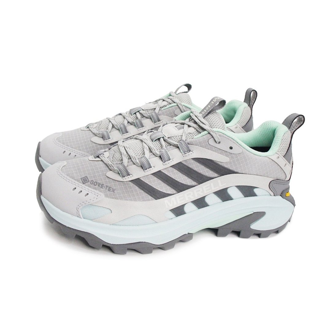 MERRELL MOAB SPEED 2 GTX 防水登山健行鞋 女鞋 - 浅灰蓝色 - 女款运动鞋/球鞋 - 防水材质 