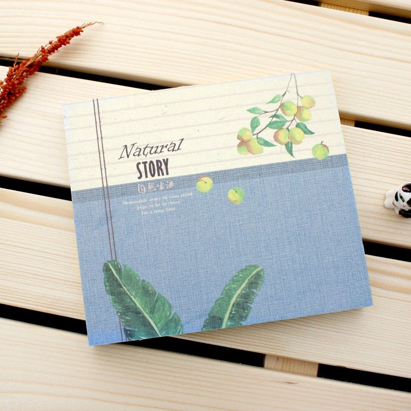【Natural Story】时节物语 每日随记/自填式一日一页/88张 - 笔记本/手帐 - 纸 多色