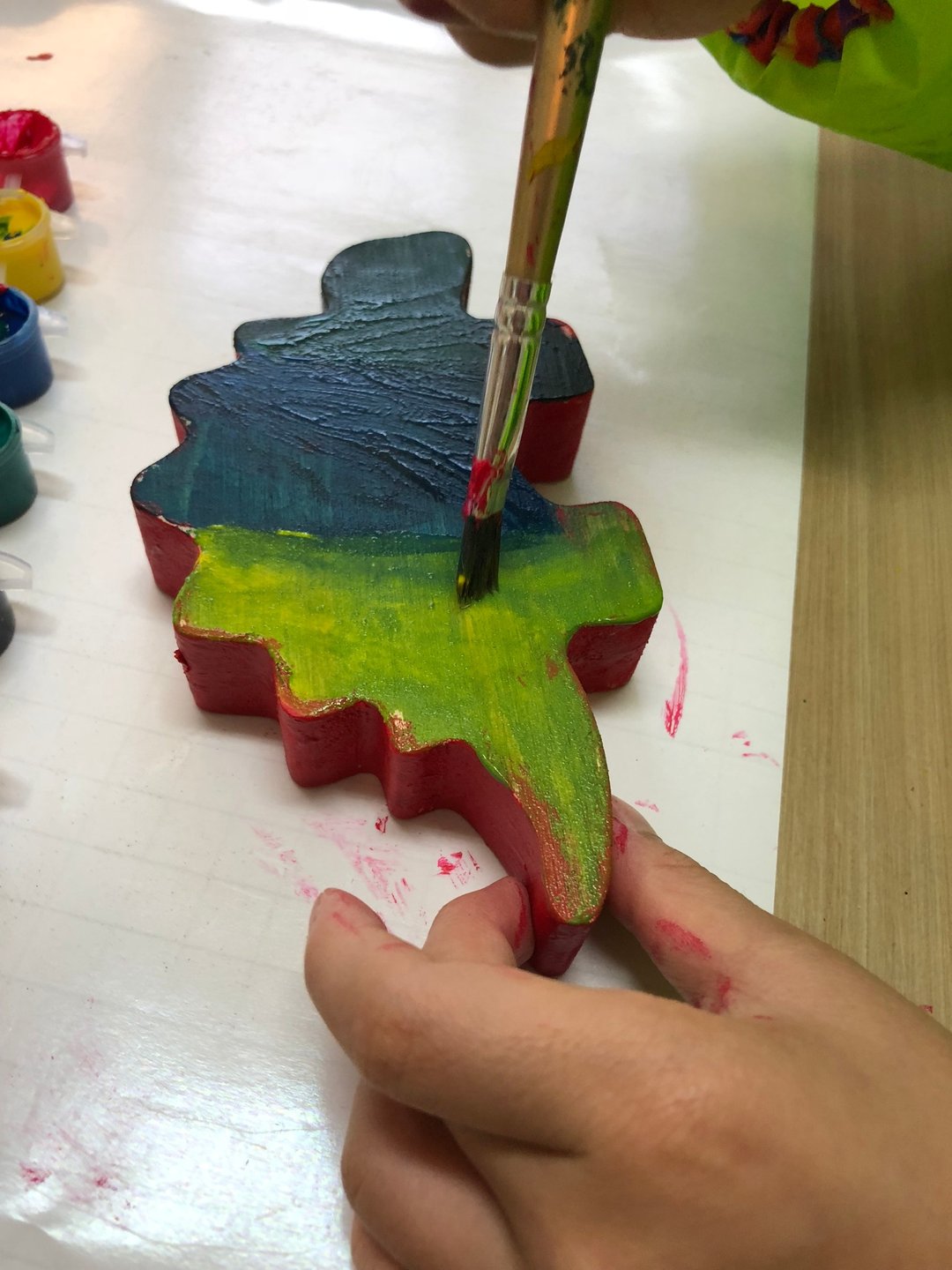 剑龙-彩绘积木DIY材料包 - 插画/绘画/写字 - 木头 咖啡色