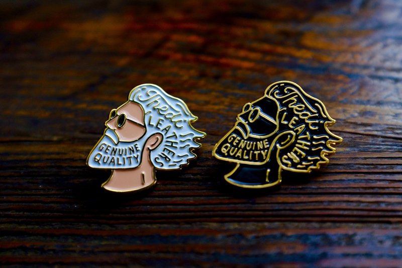 Pin 纯铜别针 -Thedileathers  - 胸针 - 其他金属 