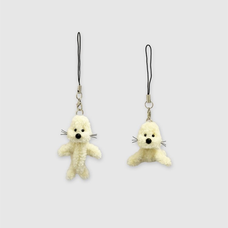 密封钥匙圈-奶油 - 钥匙链/钥匙包 - 压克力 白色