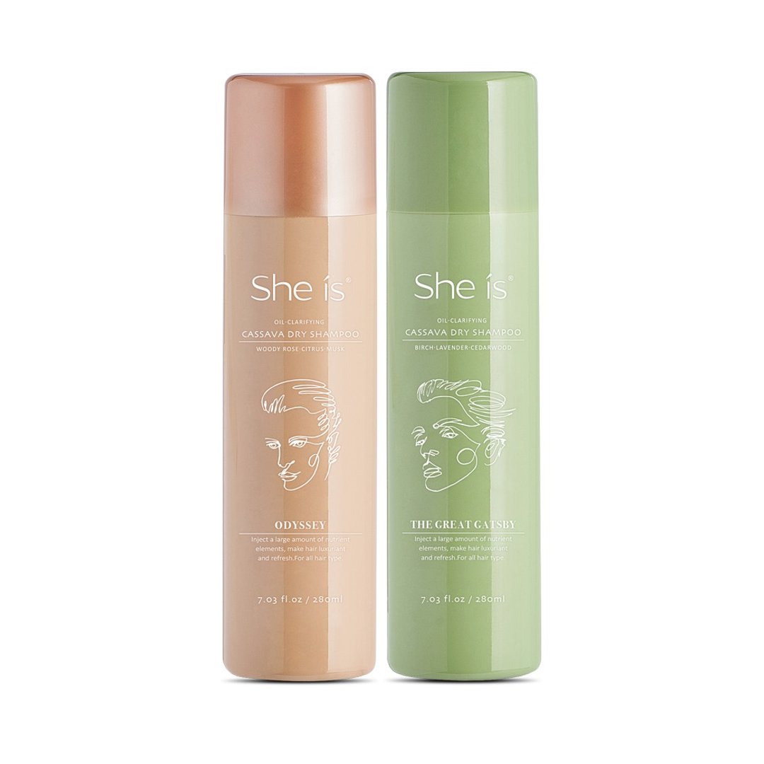 She is 控油蓬松干洗发喷雾２入优惠组 - 洗发用品 - 其他材质 多色