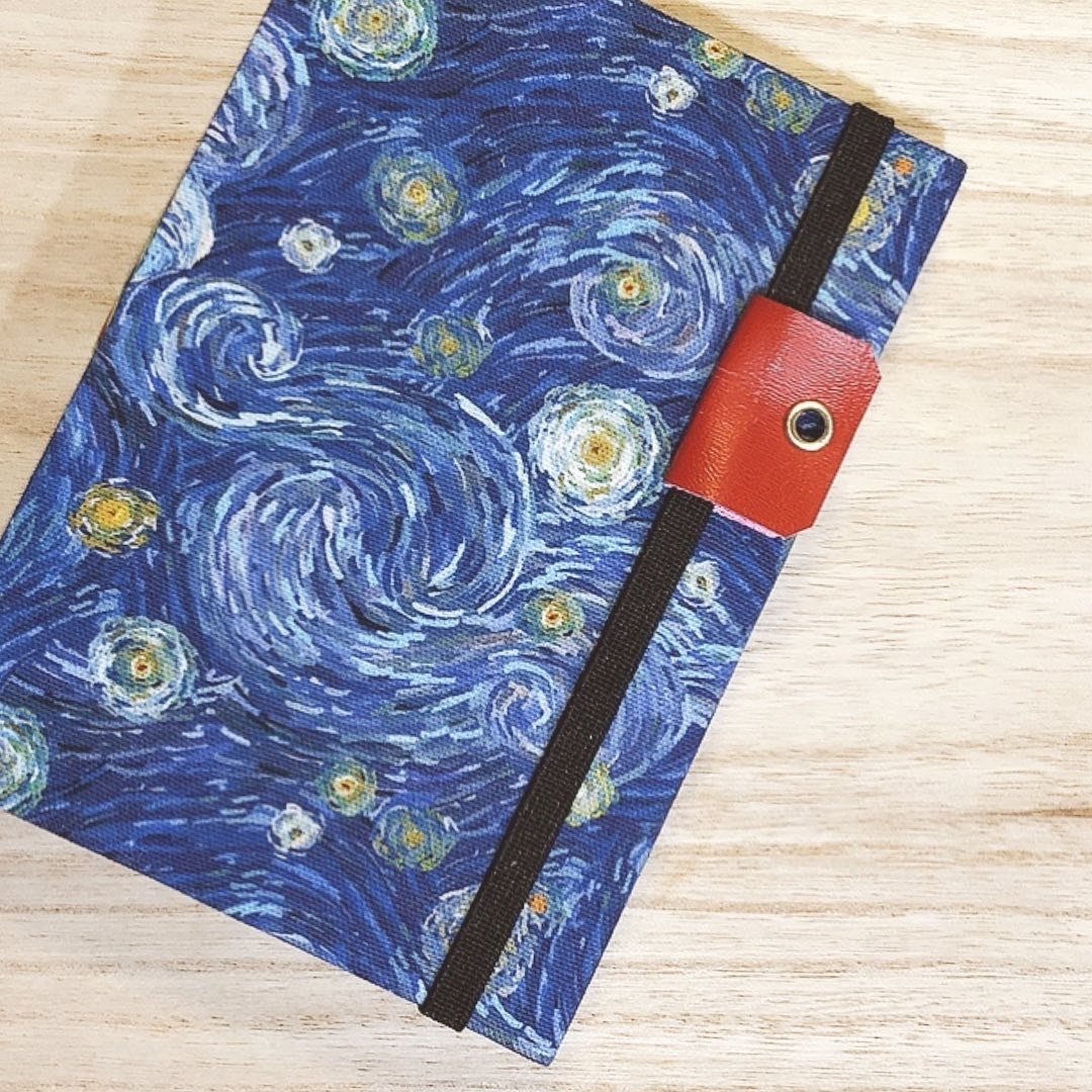 梵谷遗忘的星空 - 无时效 A6 手缝手帐本 - 笔记本/手帐 - 纸 