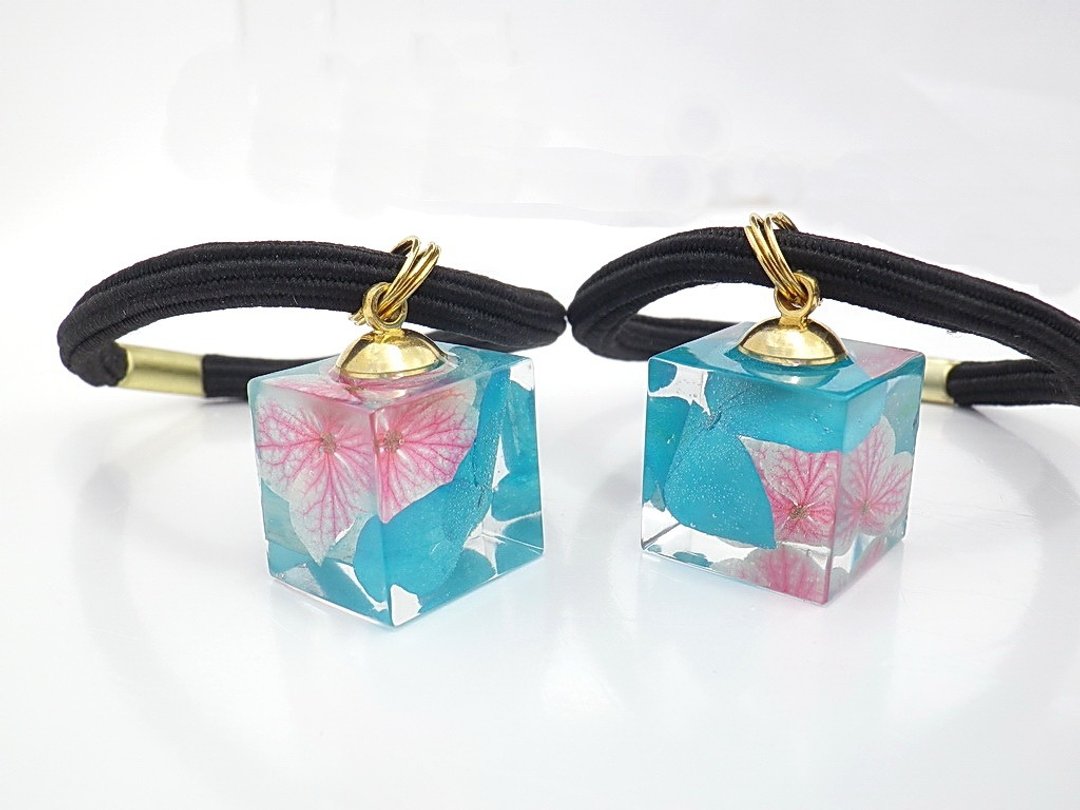 Anny's workshop手作押花饰品，押花发带饰品, 绣球花发带 - 发饰 - 塑料 