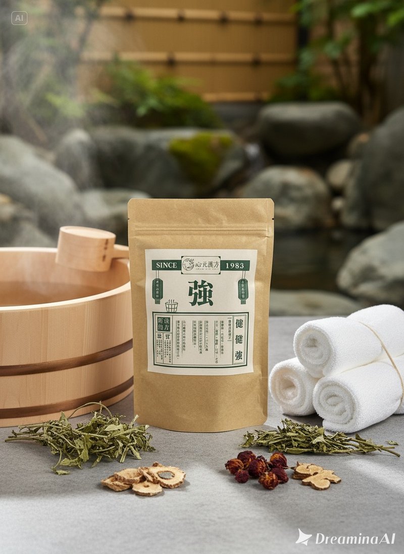 疲劳OUT打通酸涩的任督二脉【健健强 -足沐包5入】红花、筋骨保健 - 卫浴用品 - 其他材质 绿色