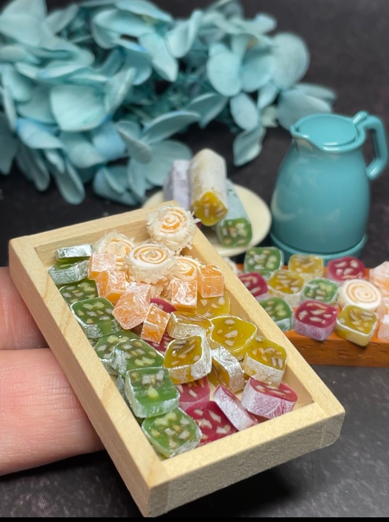 Miniature Turkish delights. TUTORIAL polymer clay. Miniature food. Video. Diy - 手工艺教程/工具书 - 其他材质 