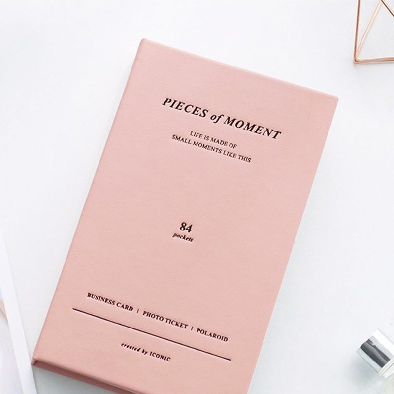 ICONIC 复古迷你拍立得名片相本(84入)-甜美粉,ICO52248 - 相簿/相册 - 其他材质 粉红色
