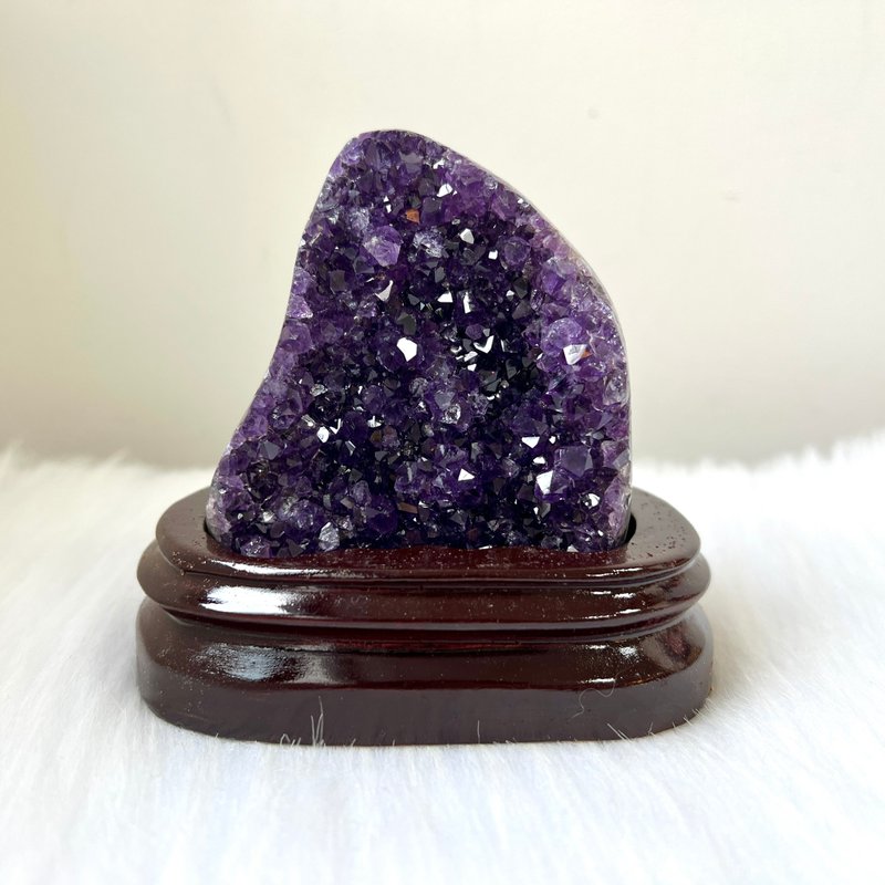 乌拉圭紫晶簇连订造底座 | 水晶 | 水晶簇 | 水晶摆件 - 摆饰 - 水晶 紫色