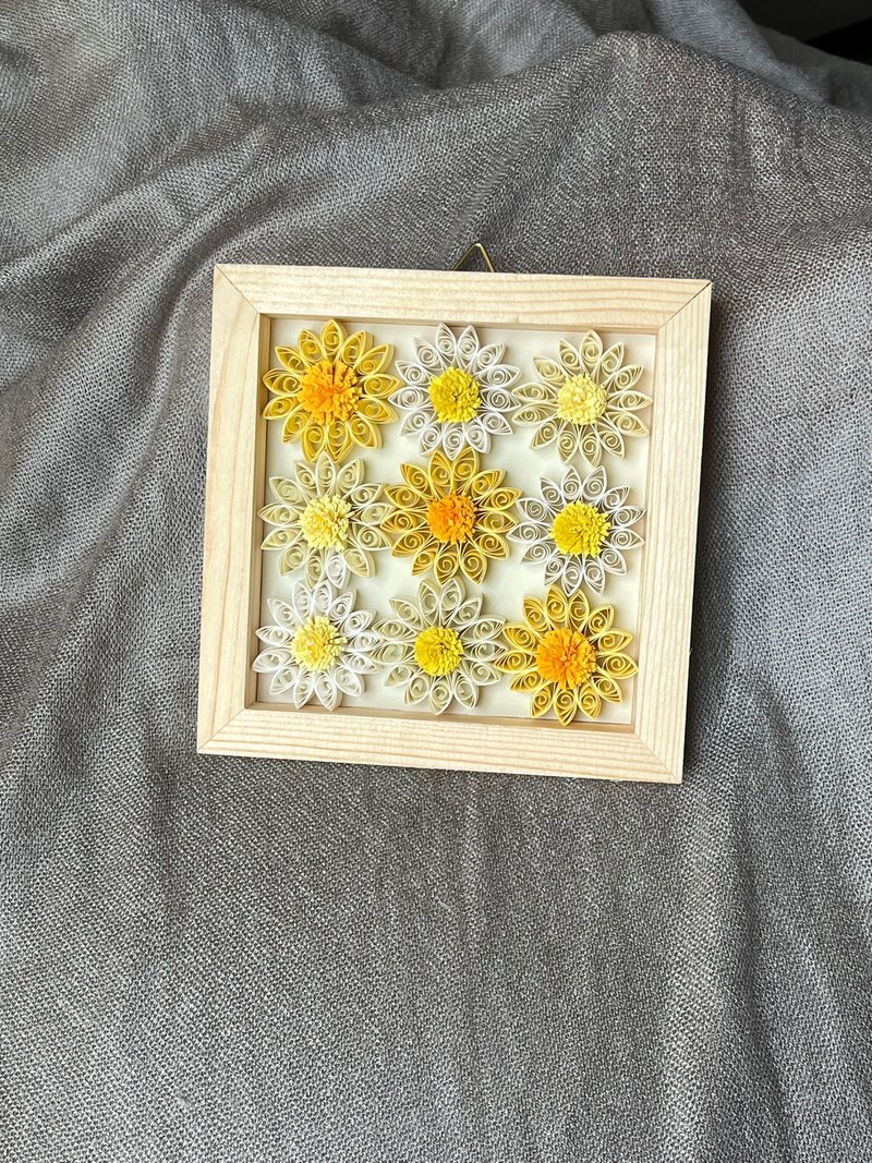 花与花语--壁饰系列/美化小空间/清新风格/有温度的饰品 - 墙贴/壁贴 - 纸 