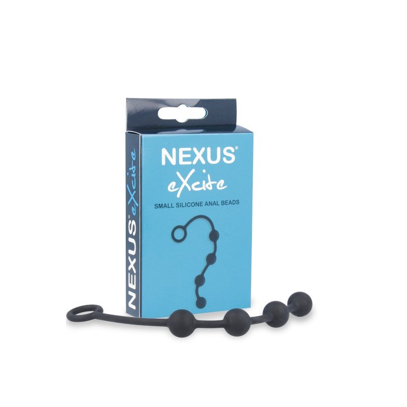 英国Nexus EXCITE 硅胶四连拉珠 20mm - 情趣用品 - 其他材质 黑色