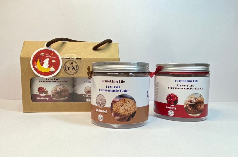 鸿琴生活阿仪美食屋_低脂燕麦饼干健康礼盒 - 手工饼干 - 其他材质 