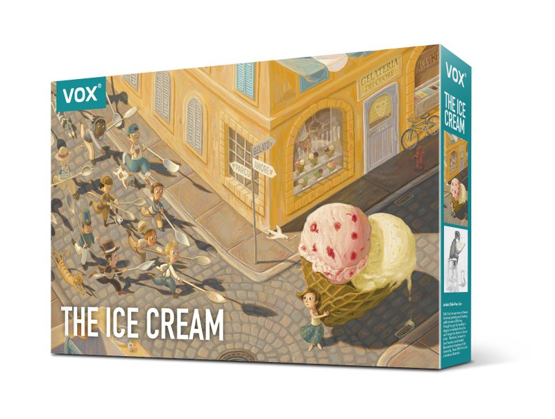 最好的情人节礼物--1000片拼图--爱情冰淇淋 - 拼图 - 纸 